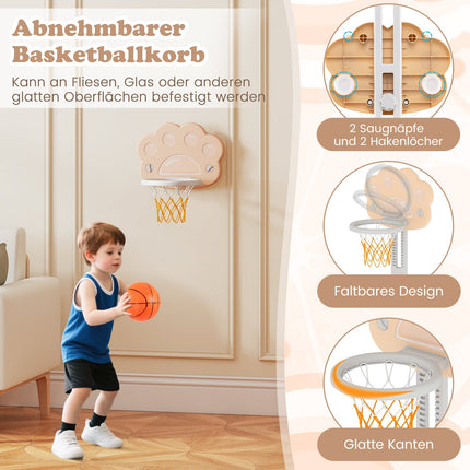 Centre sportif 3 en 1 pour enfants : ensemble de basketball, de football et de golf