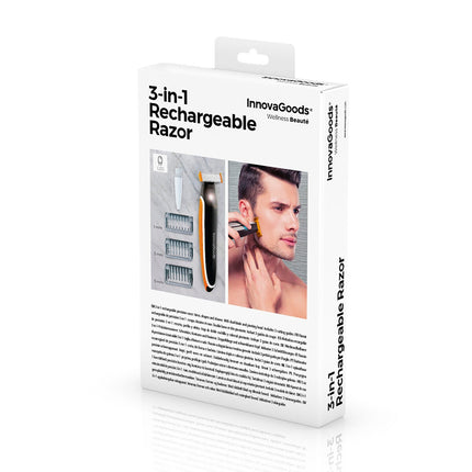 3-in-1-Präzisions-Wiederaufladbarer Rasierer InnovaGoods