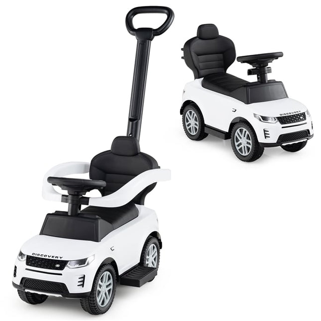 Voiture 3 en 1 pour tout-petits avec poignée amovible