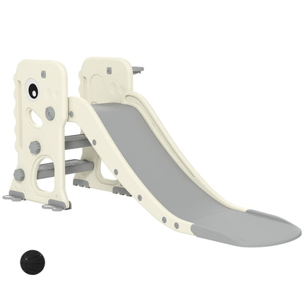 Toboggan 3 en 1 pour tout-petits avec structure d'escalade et cerceau, pliable