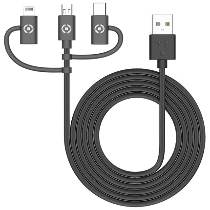 3-in-1-Kabel MicroUSB / Lightning / USB-C 1m