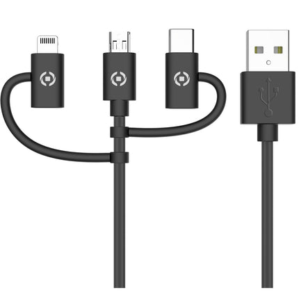 3-in-1-Kabel MicroUSB / Lightning / USB-C 1m