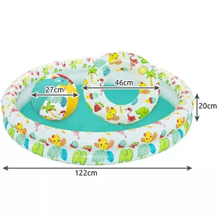 3in1 aufblasbarer Pool für Kinder BESTWAY 51124 