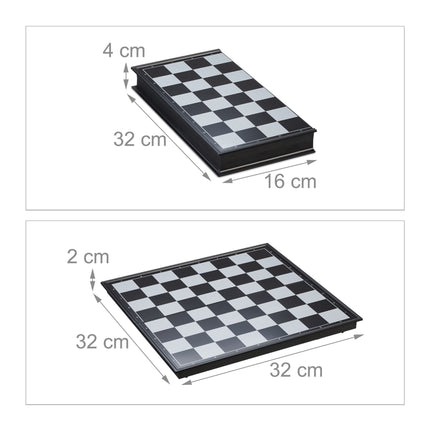 Jeu d'échecs magnétique 3 en 1