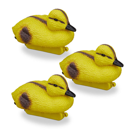 3 pièces. Canards pour bassin à poissons