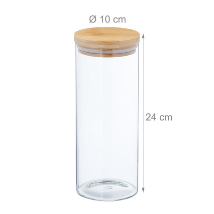3 Stk. Vorratsgläser 1500 ml