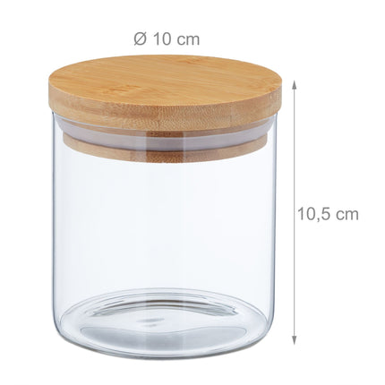 3 bocaux de conservation 380 ml