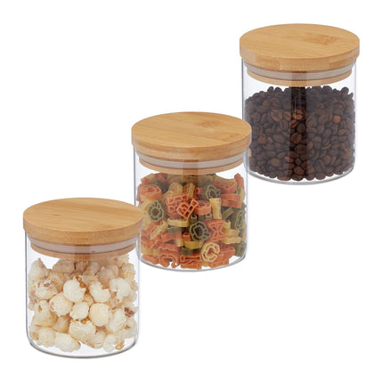 3 bocaux de conservation 380 ml