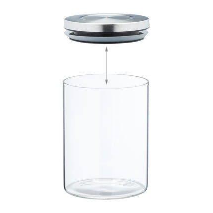 3 pcs. Storage jars in different sizes