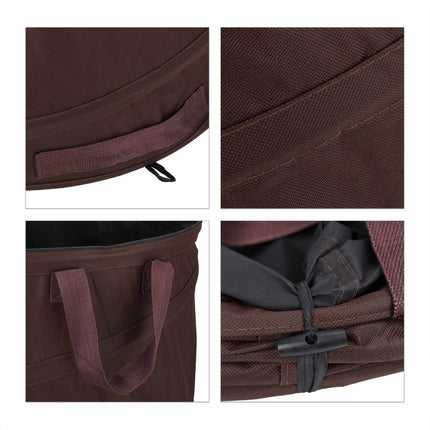 3 sacs de jardin 85 litres marron