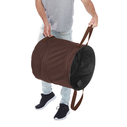 3 sacs de jardin 85 litres marron