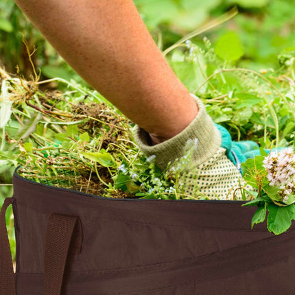 3 sacs de jardin 85 litres marron