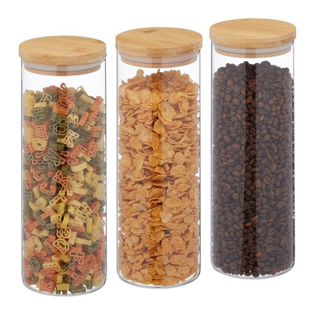 3 bocaux de conservation 1800 ml