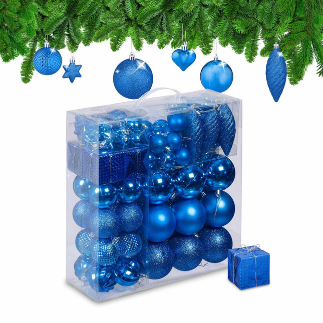 Lot de boules de Noël – 110 pièces