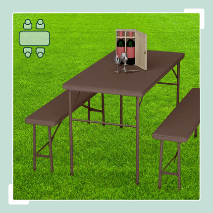 Ensemble de tentes à bière pliables 3 pièces