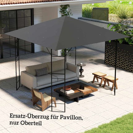 Toile de remplacement pour pavillon 3x3m, hydrofuge, UPF30+