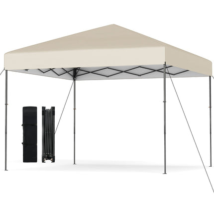 3x3 m Pop-Up Pavillon mit UV50+ Schutz, Weiß