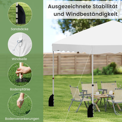 3x3 m Wasserdichter Pop-Up Pavillon mit Rollentasche