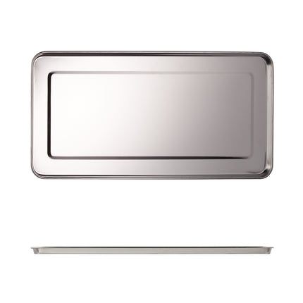 3x plateaux de service en acier