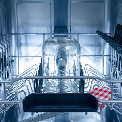 Ensemble de pots à confiture en verre de 400 ml - Couvercles hermétiques à visser