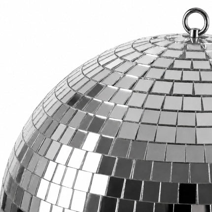 40 cm Discokugel mit Motor und mehrfarbigen LED-Leuchten