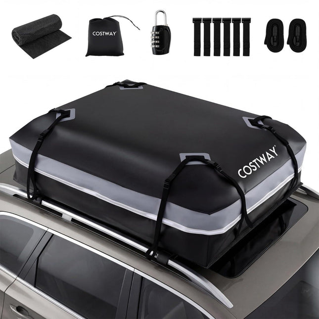 450L Dachbox, wasserdichtes PVC, Antirutschmatte, Schloss