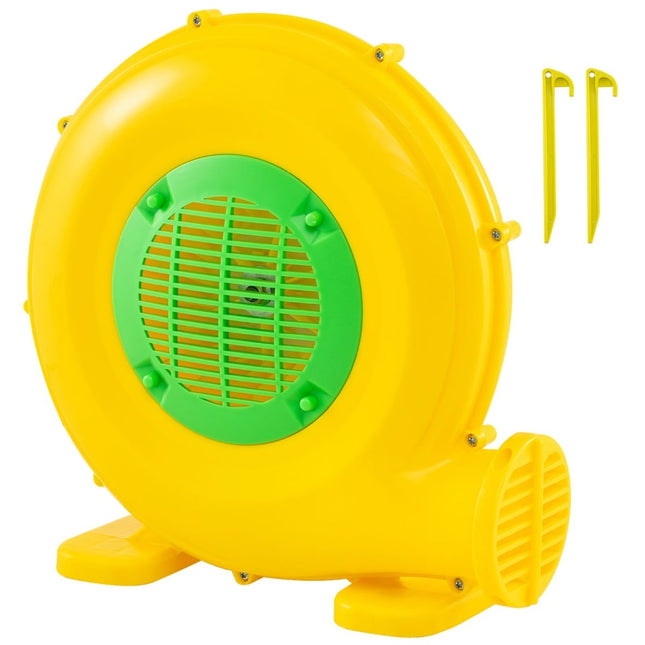 Souffleur d'air 450 W pour structures gonflables avec poignée et piquets