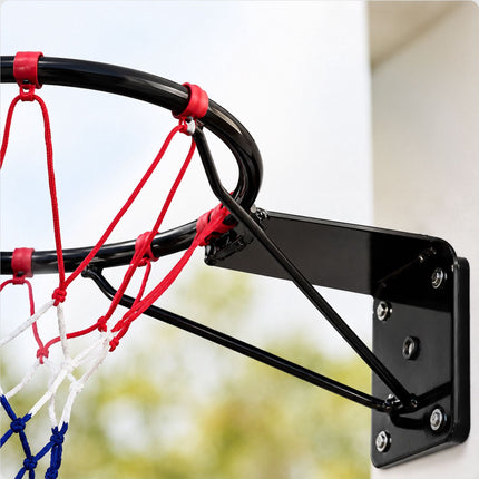 45 cm Wand-Basketballkorb mit dreifarbigem Netz