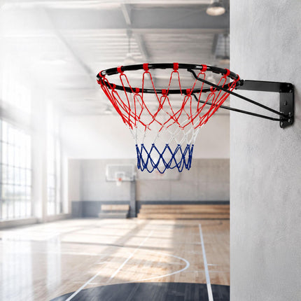 45 cm Wand-Basketballkorb mit dreifarbigem Netz