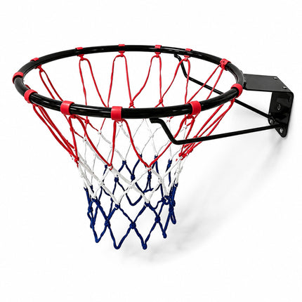 45 cm Wand-Basketballkorb mit dreifarbigem Netz