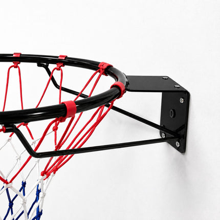 45 cm Wand-Basketballkorb mit dreifarbigem Netz