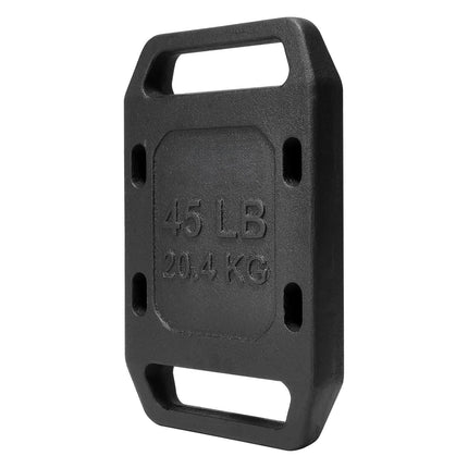 45 lb Cast Iron Ruck Plate Weight, Single