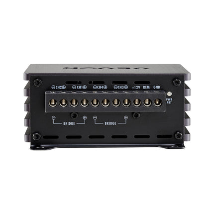 4-Channel Class D Car Amplifier – Bridgeable, 4 x 160W