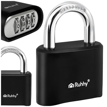 Cadenas à combinaison en acier à 4 chiffres, sécurité 50 mm