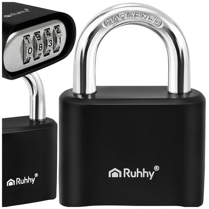Cadenas à combinaison en acier à 4 chiffres, sécurité 50 mm