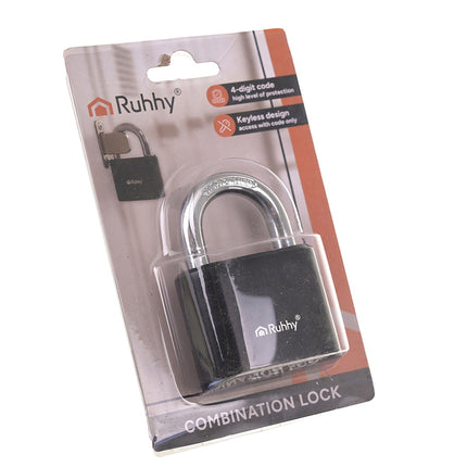 Cadenas à combinaison en acier à 4 chiffres, sécurité 50 mm