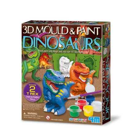 Moules et peinture 3D 4M Dinosaures