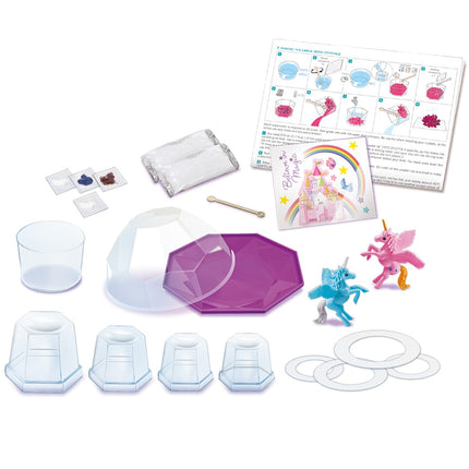 4M Diy Set Magical Unicorn Crystal Terrarium