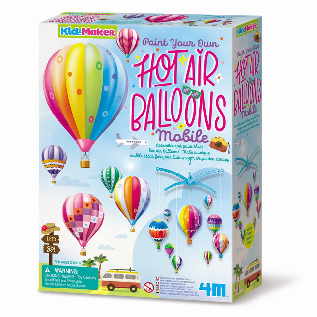 4M Kidzmaker DIY Set Peignez vos propres montgolfières Mobile