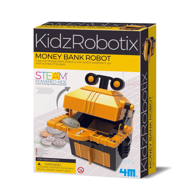 4M Kidzrobotix Kit de bricolage tirelire robot