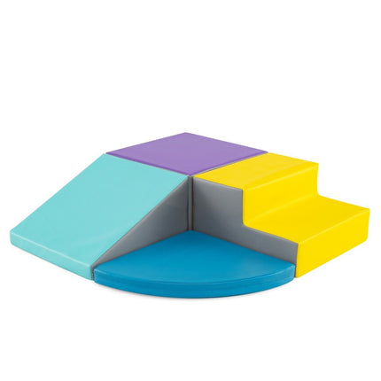 4 pièces. Blocs de construction en mousse pour courir et grimper, blocs de construction géants, bleu + violet
