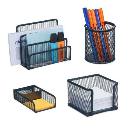 Ensemble de rangement de bureau 4 pièces