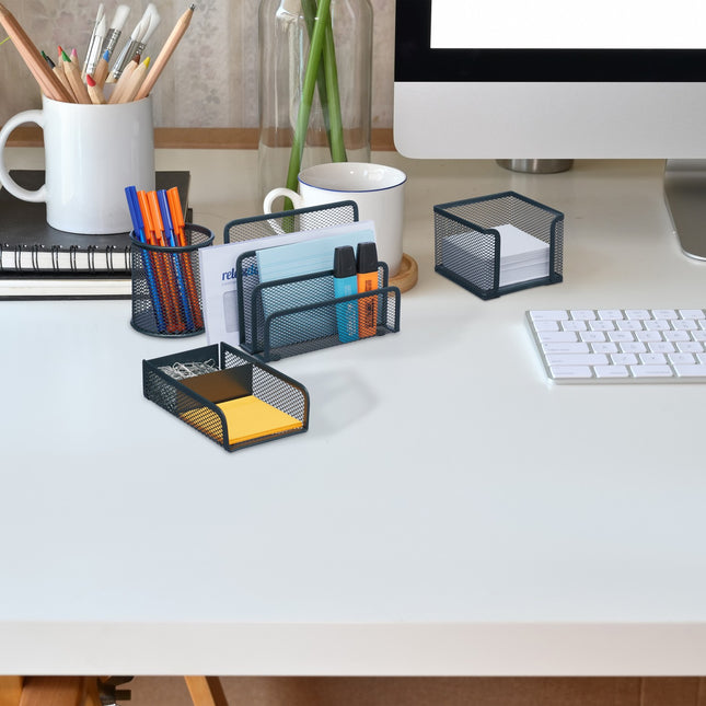4-teiliges Schreibtisch-Organisationsset