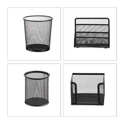 Ensemble de 4 organiseurs de bureau