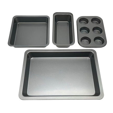 Ensemble de 4 pièces de moules à pâtisserie antiadhésifs en acier au carbone