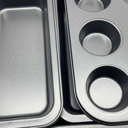 Ensemble de 4 pièces de moules à pâtisserie antiadhésifs en acier au carbone