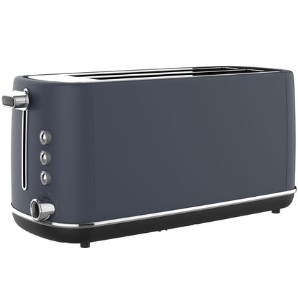 Grille-pain 4 tranches, fentes extra longues, 6 niveaux de brunissage