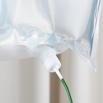 4 sacs d'irrigation goutte à goutte et autocollants jaunes