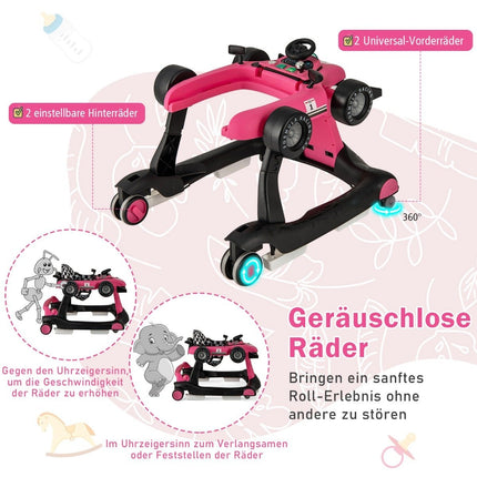 Trotteur réglable 4 en 1 avec musique et lumières