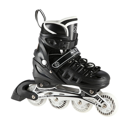 Patins à roues alignées/à glace 4 en 1 à LED noires, taille L (39-42)